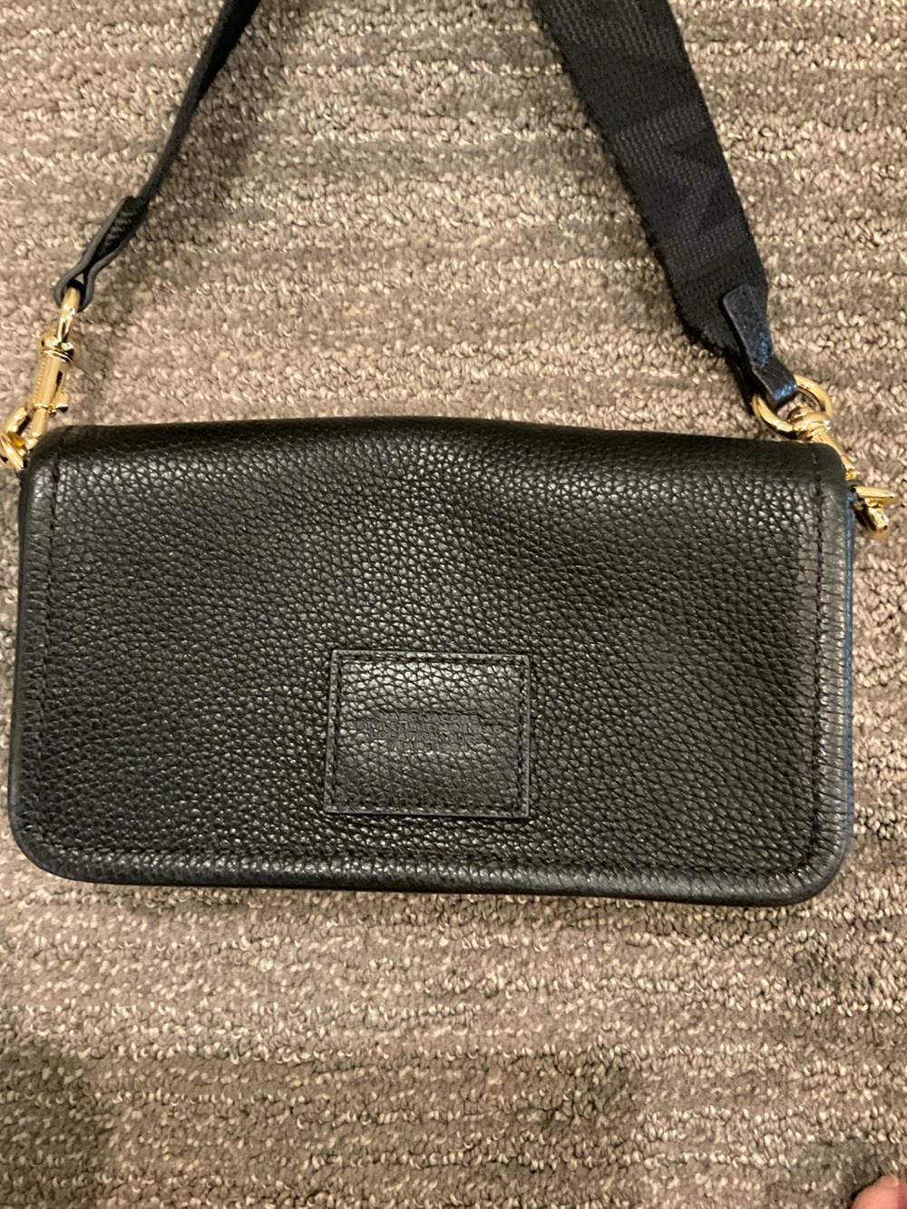 Marc Jacobs Black The Mini Bag with Gold-Tone Hardware - Picture 6 of 16